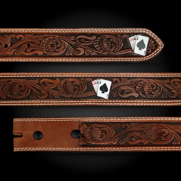 Blackjack Oak Leather Belt